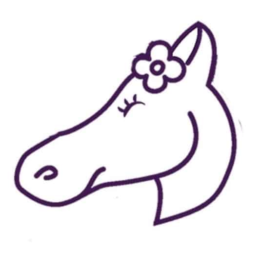 how to draw a unicorn step by step