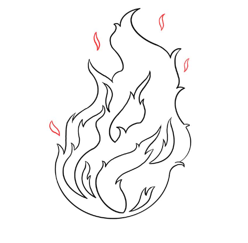 How to Draw a Flame A Fiery Flame Drawing Tutorial for All Artists