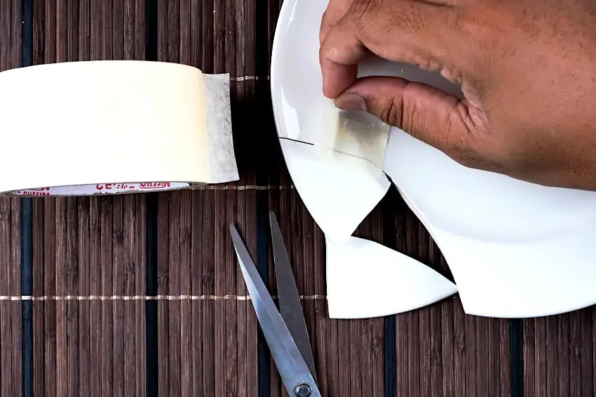 How to Glue a Plate