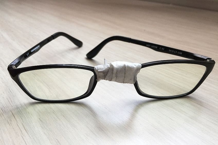 Broken Plastic Eyeglass Frames