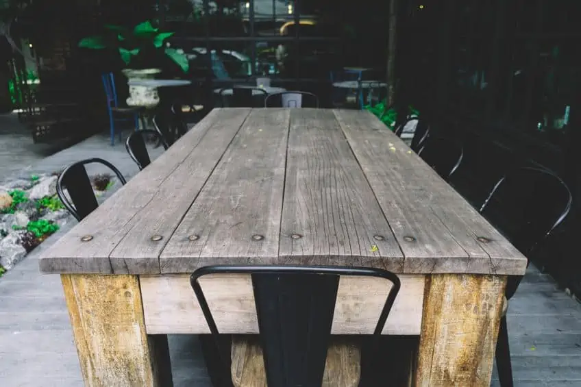 Rubberwood Exterior Table