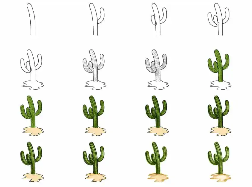 Potted cactus house plants desert flowers. Various cacti species. Seamless  pattern. Line outline sketch drawing doodle. Isolated on white background.  Black and white vector design illustration. Stock Vector | Adobe Stock