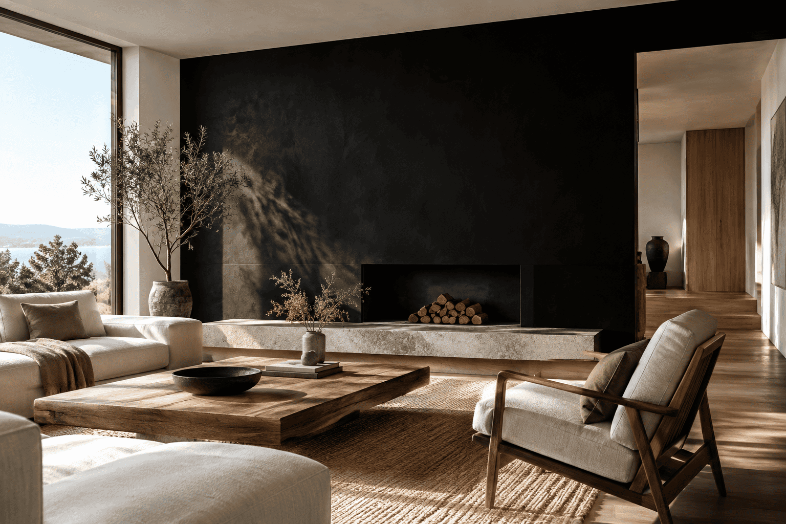 blackest black — Interior application