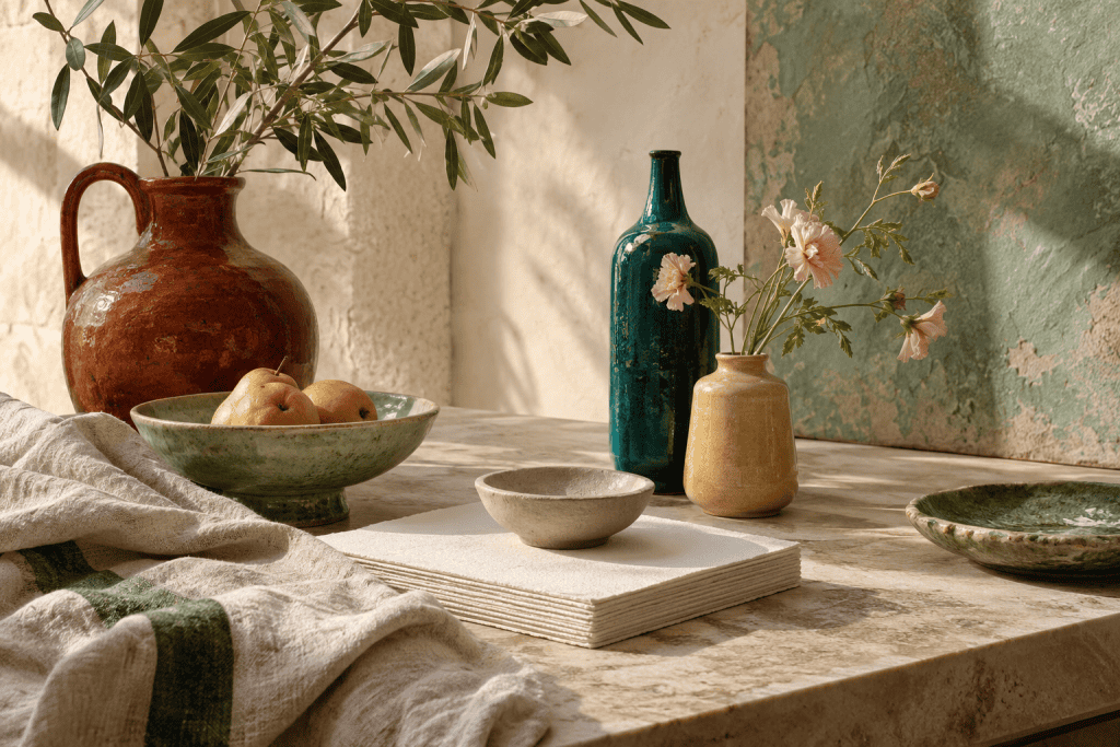 colors that start with t — Material study